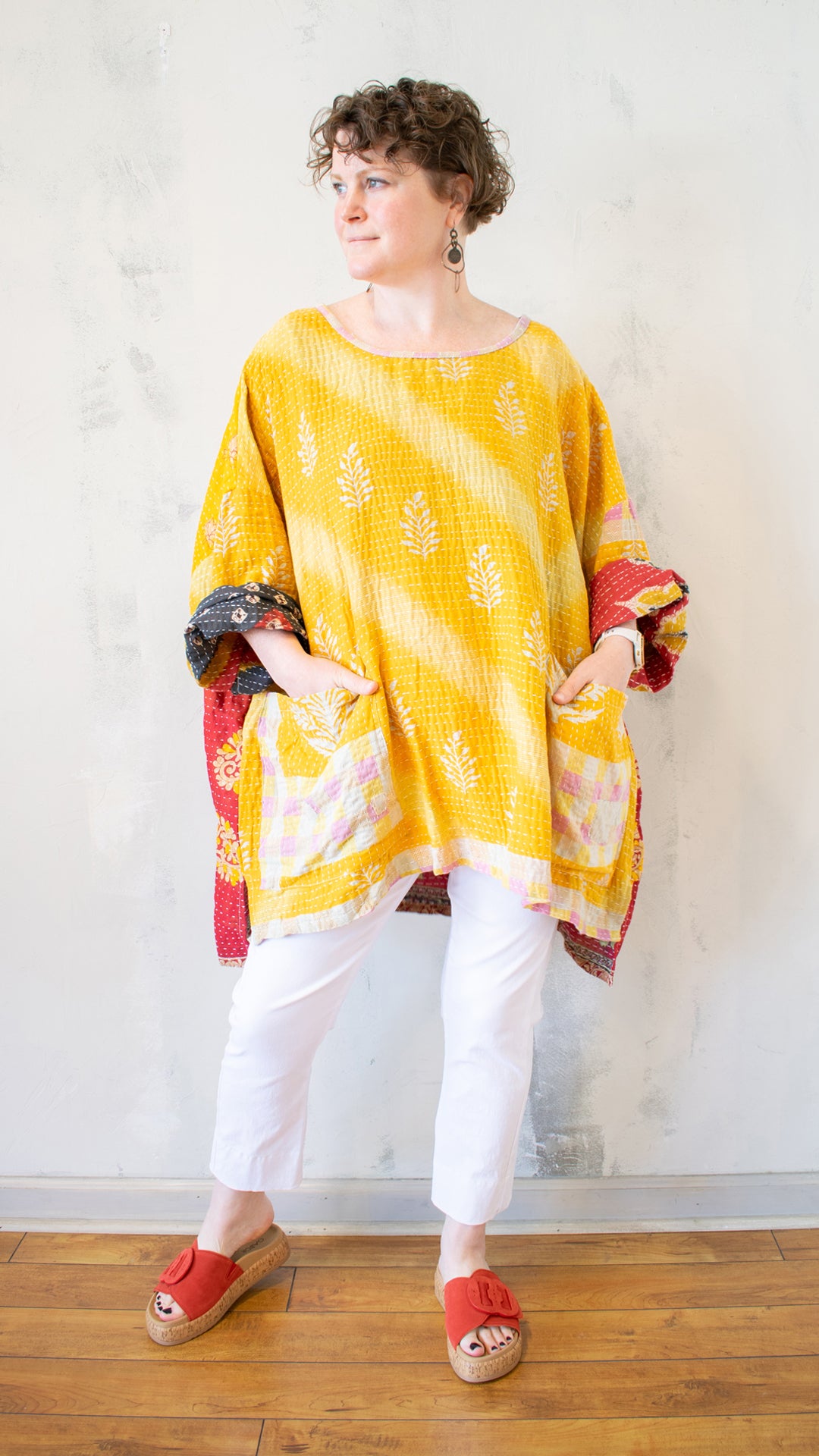 Cotton Kantha Pullover