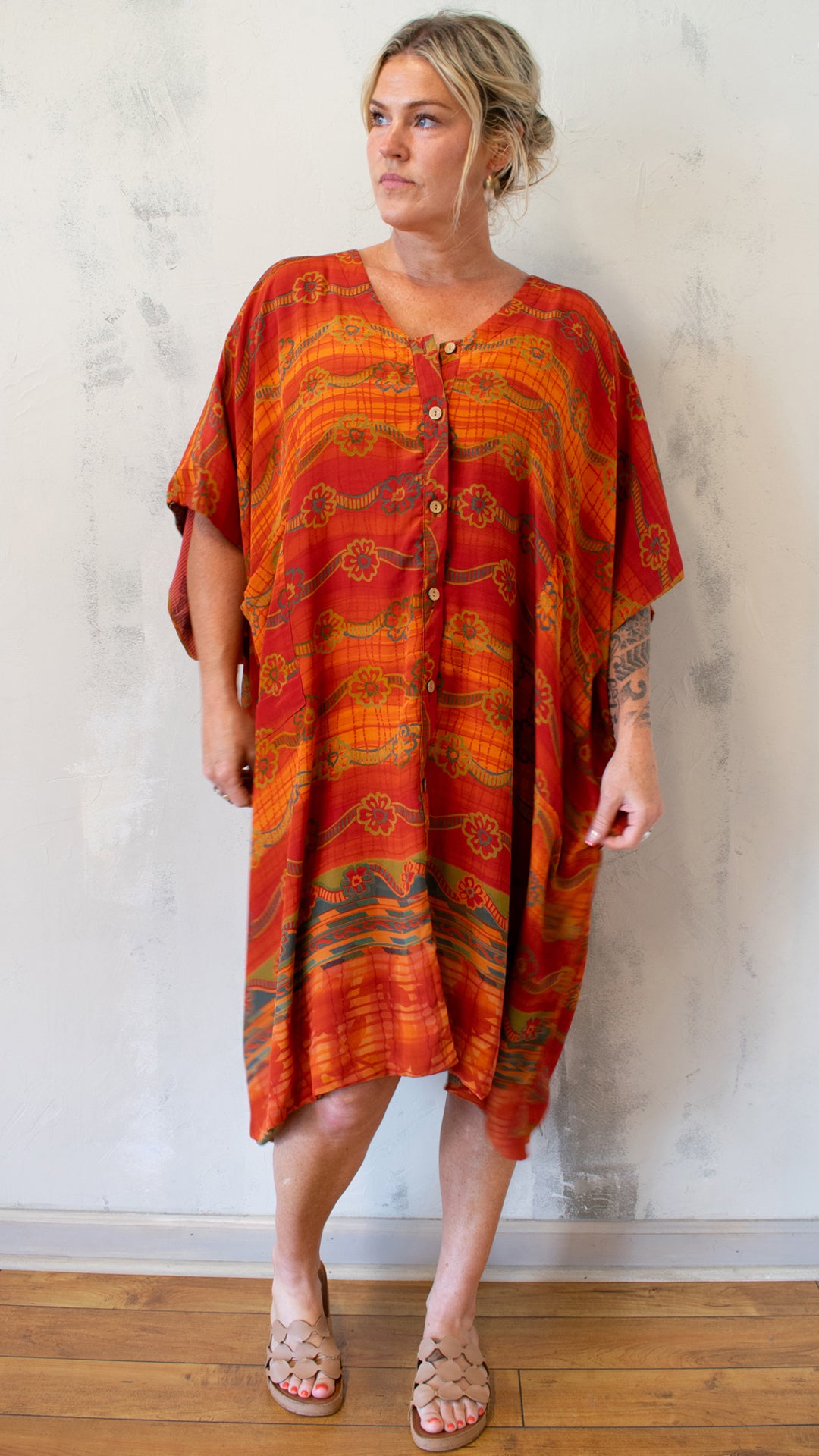 Duality Midi Muu Dress