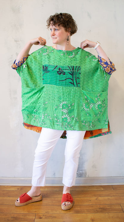 Cotton Kantha Pullover