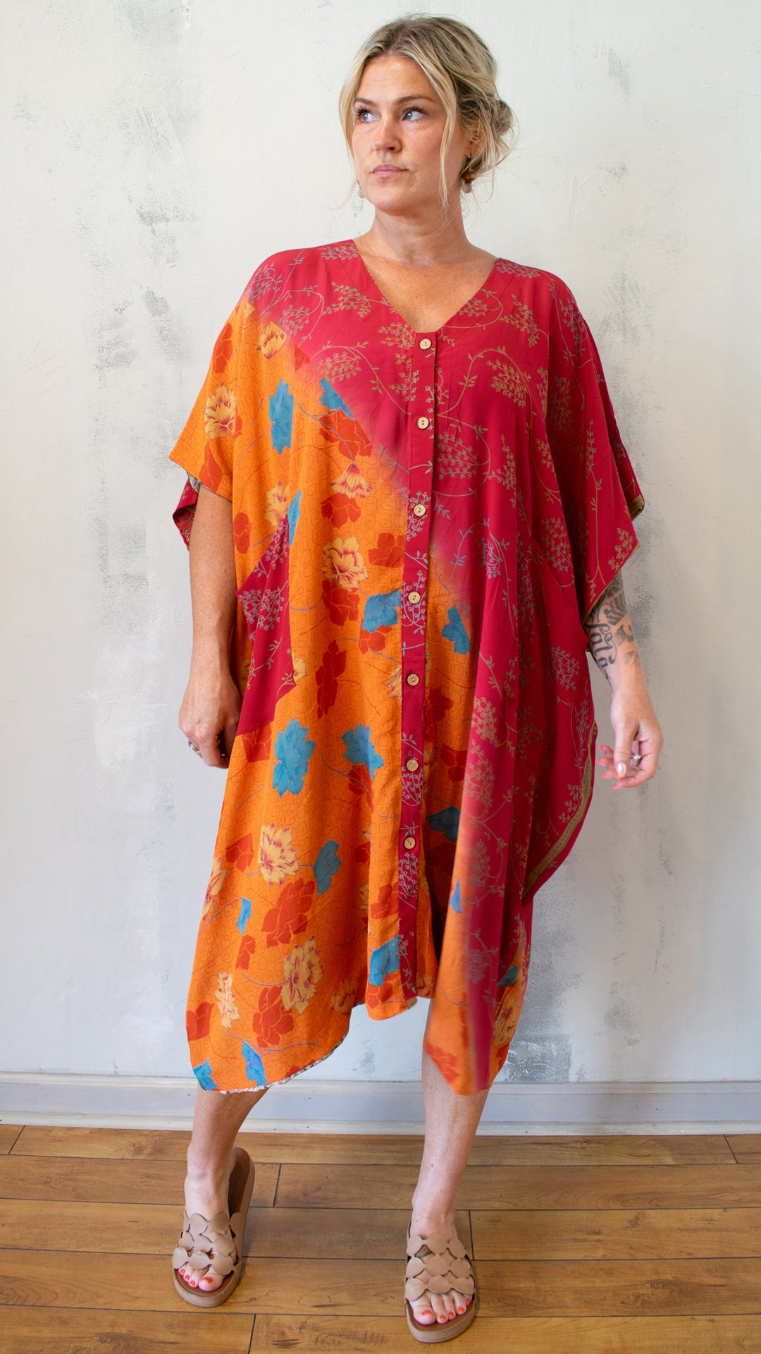Duality Midi Muu Dress