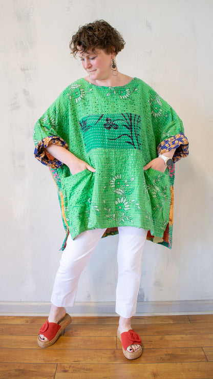 Cotton Kantha Pullover