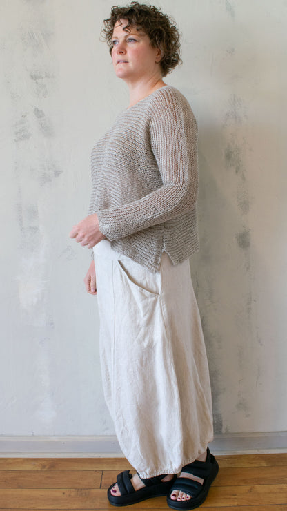 Linen Knit Sweater