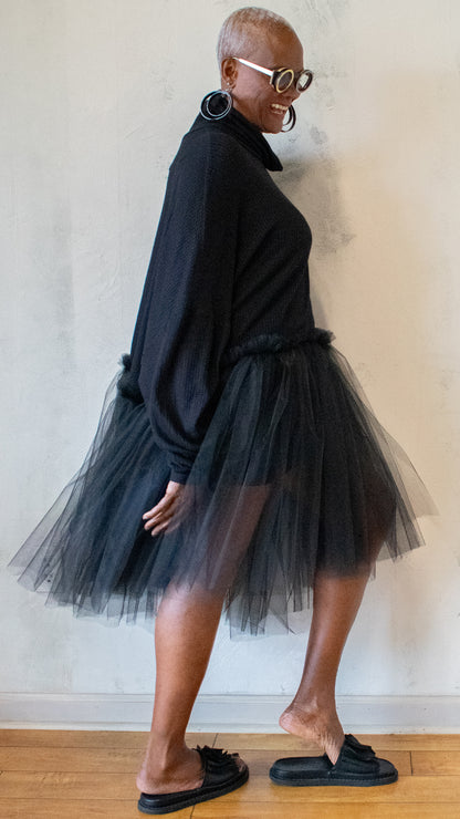 Waffle Knit with Tutu