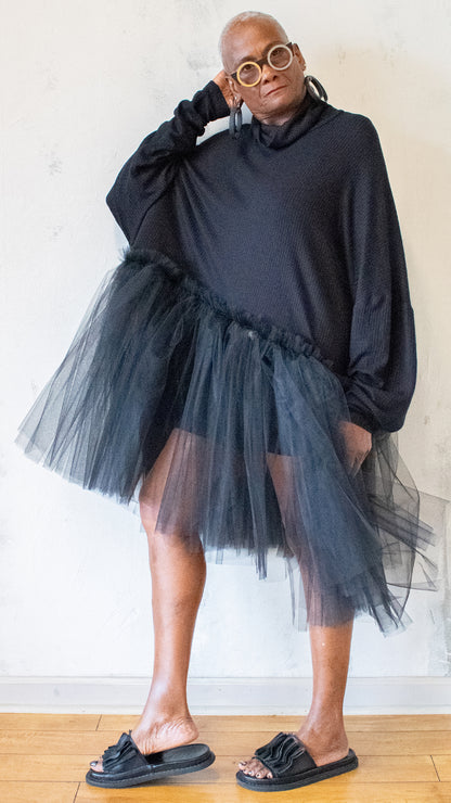 Waffle Knit with Tutu