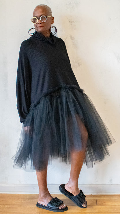 Waffle Knit with Tutu