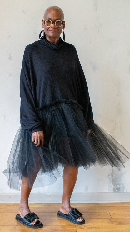 Waffle Knit with Tutu