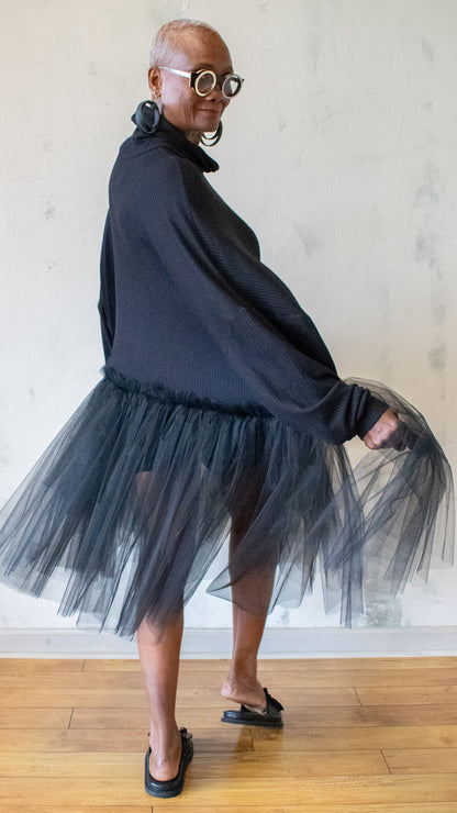 Waffle Knit with Tutu