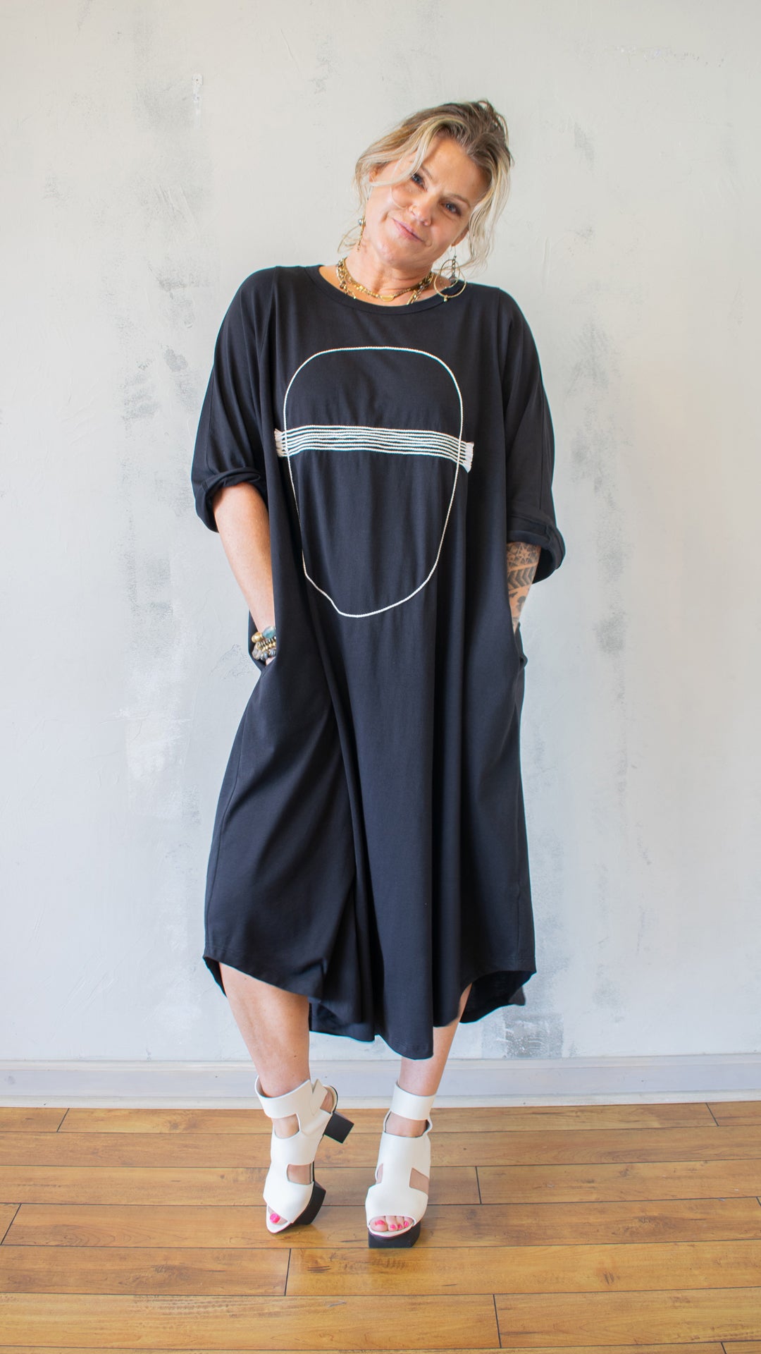 Osa Dress in Black