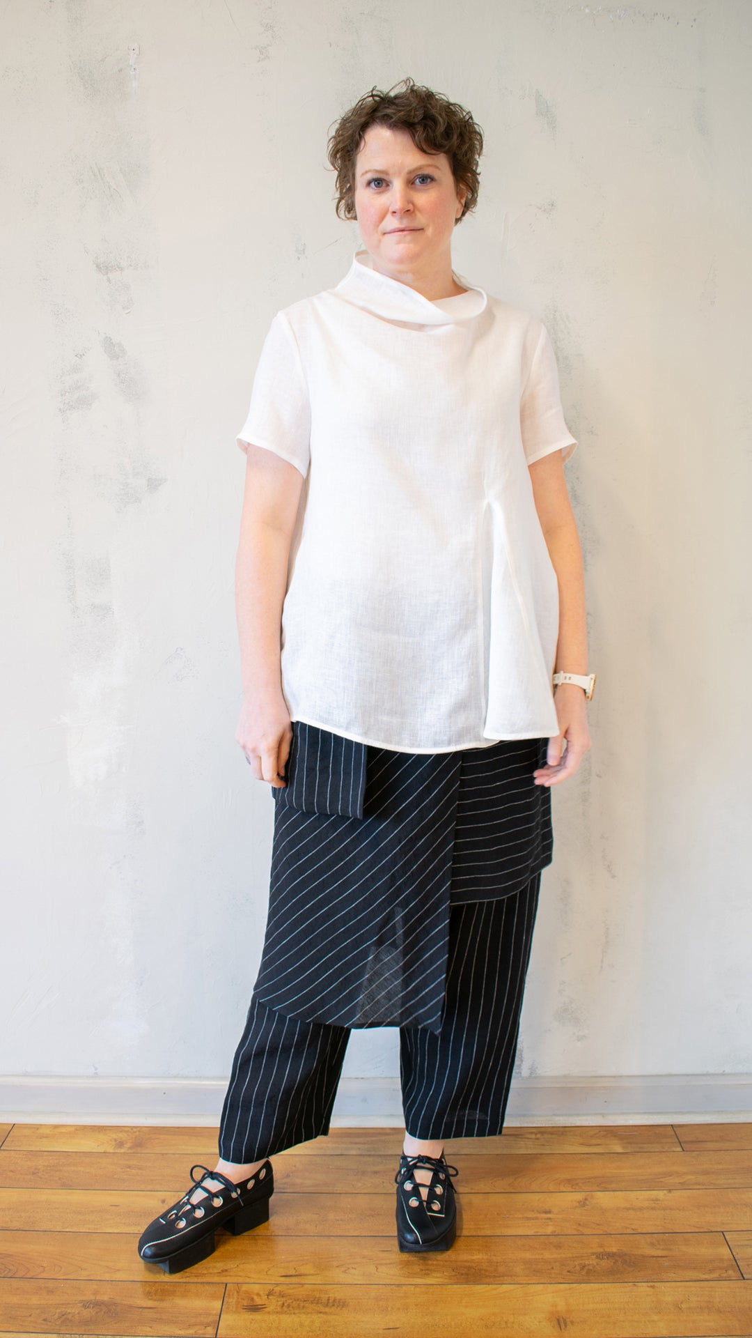 A-line Linen Pullover