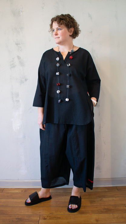 Tunic Seersucker Pullover