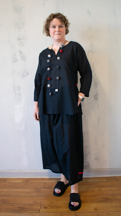 Tunic Seersucker Pullover