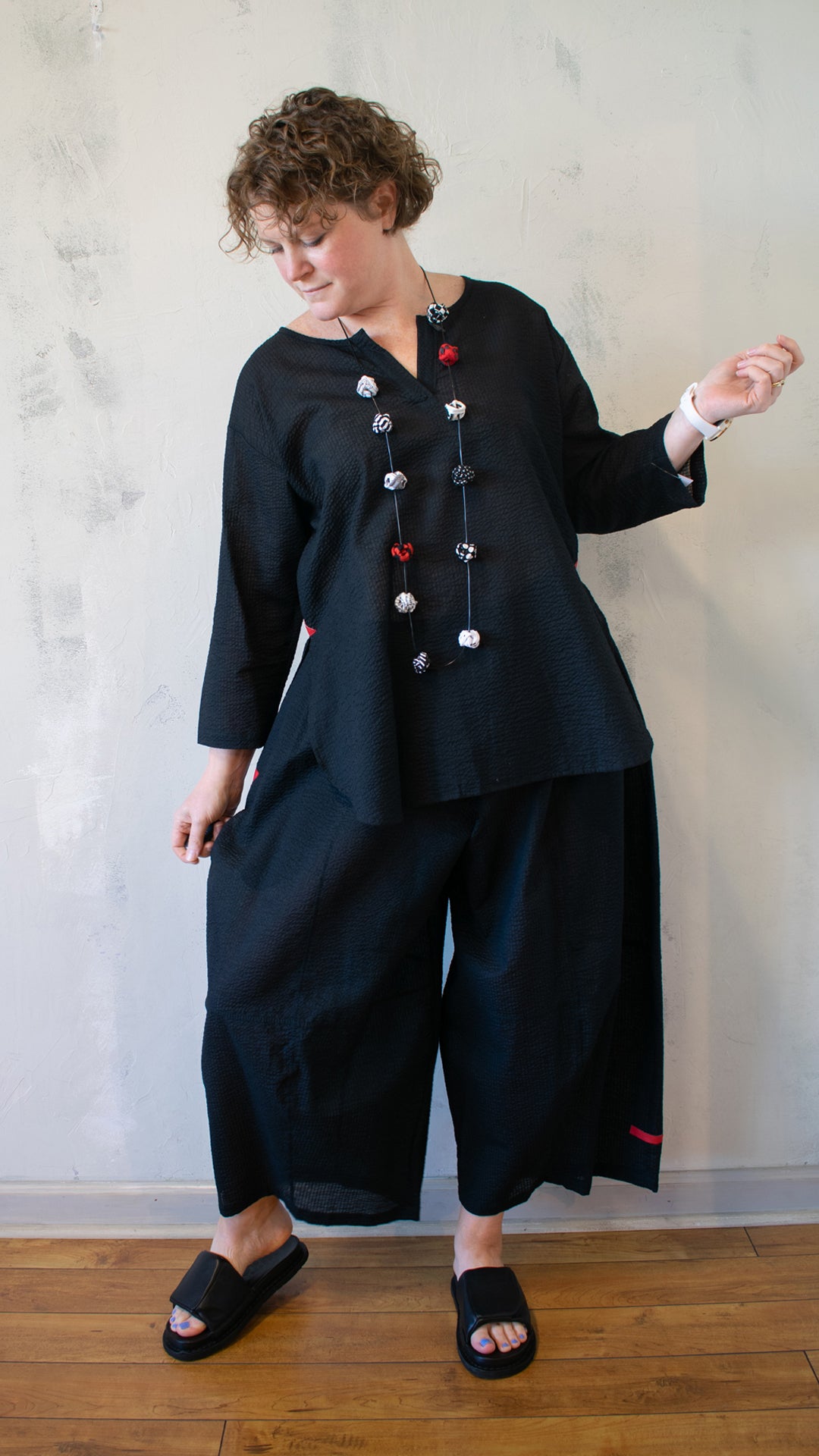 Tunic Seersucker Pullover