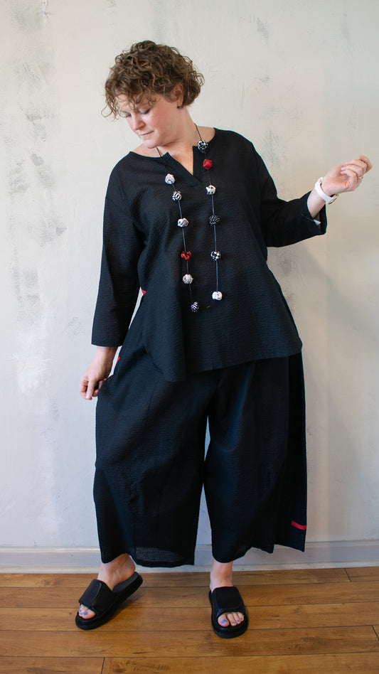 Tunic Seersucker Pullover