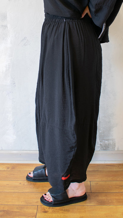 Exaggerated Barrel Pant in Parachute Fabric