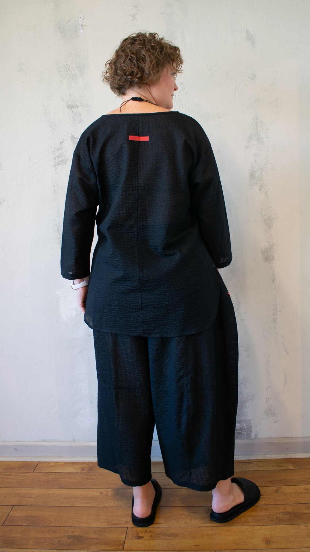Tunic Seersucker Pullover