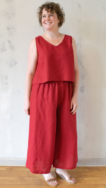 Lille Cropped V-Neck