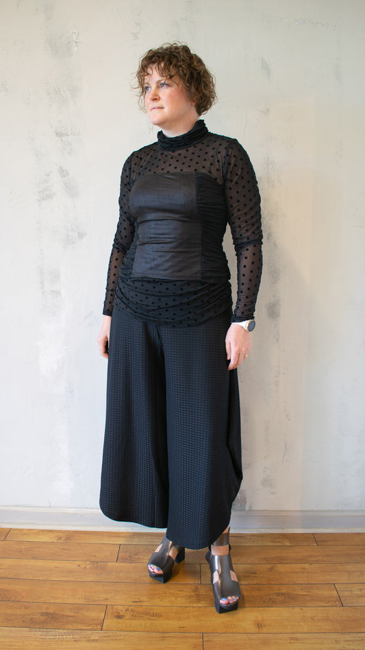 Ember Top in Leder