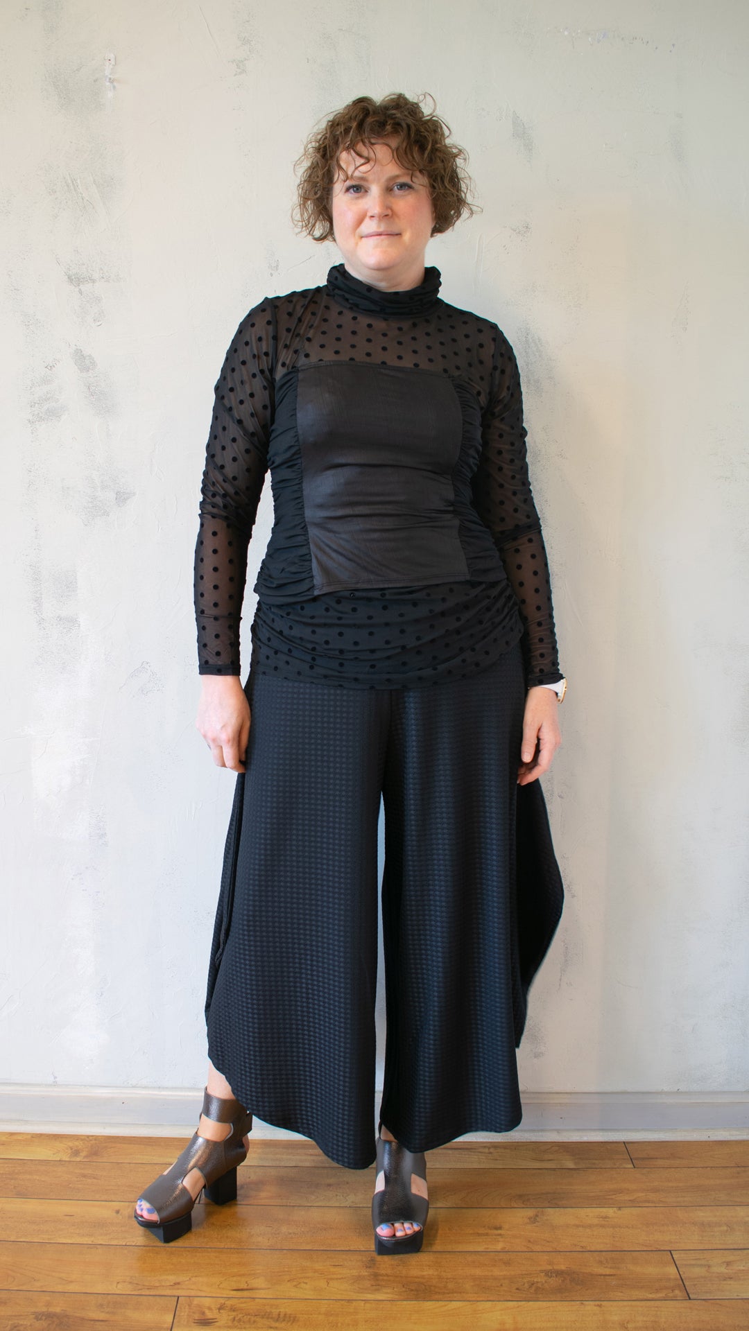 Ember Top in Leder