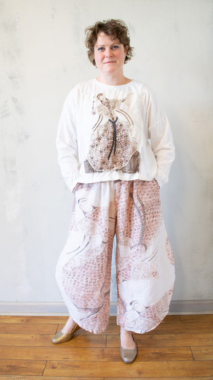 Crop Folklore T-Shirt Long Sleeve