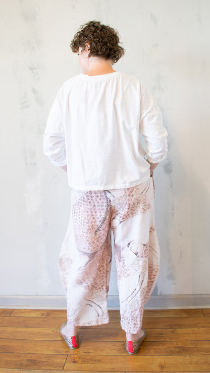 Crop Folklore T-Shirt Long Sleeve