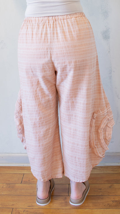 Cabbage Rose Pants in Shell