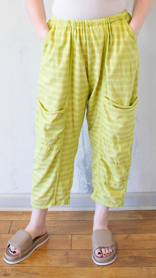 Seamed Joggers in Pear
