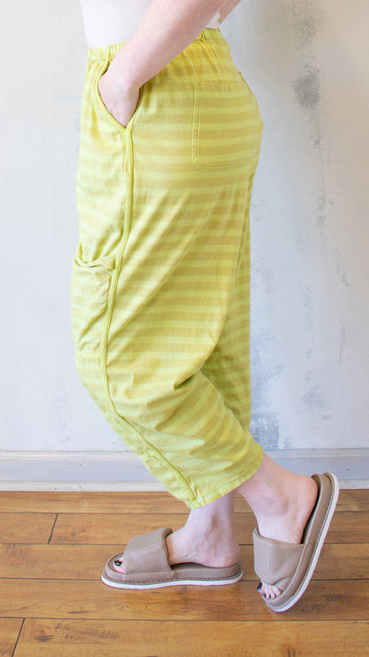 Seamed Joggers in Pear
