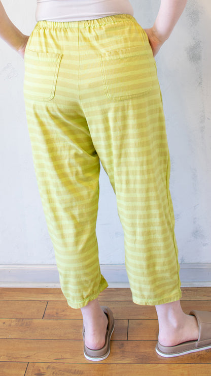 Seamed Joggers in Pear