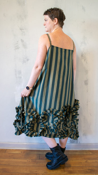 Coquette Slip in Pine Stripe