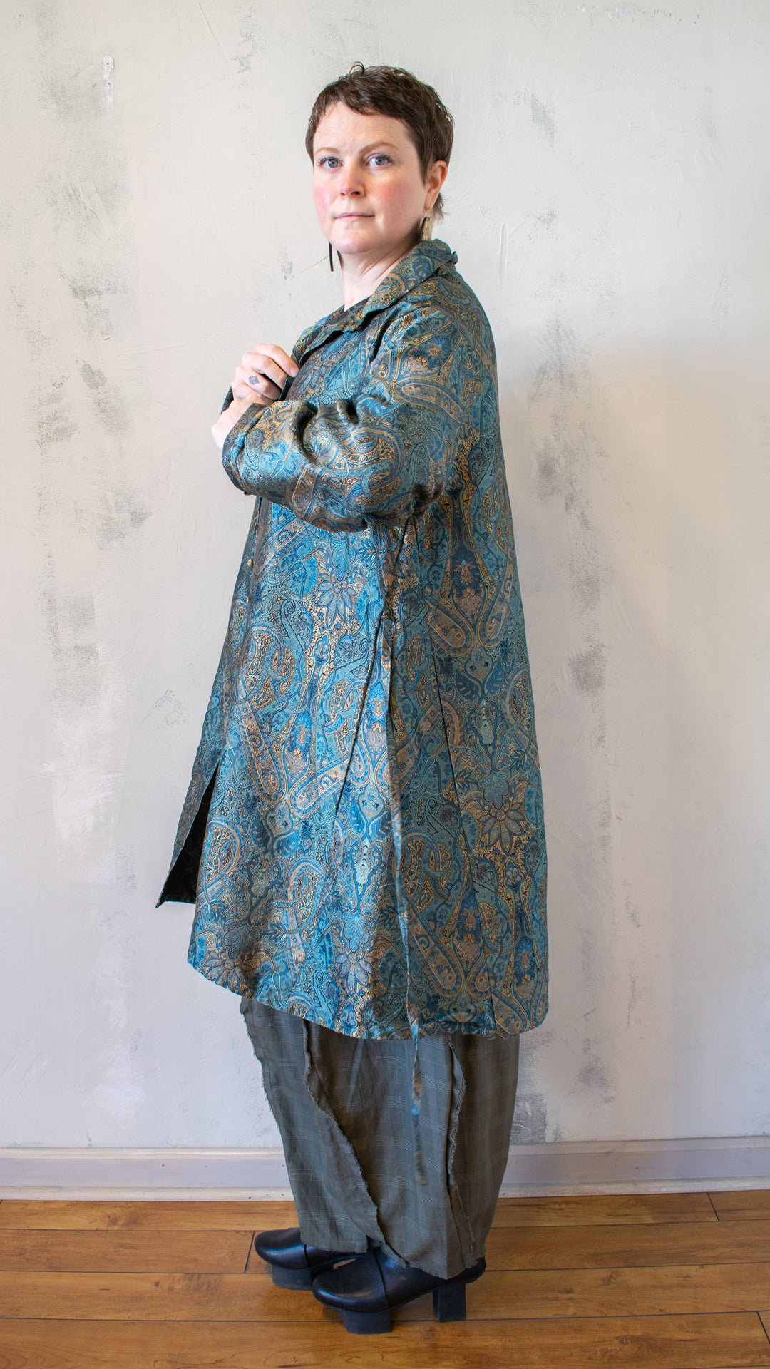 Long Weekender Shirt in Exquisite Silk