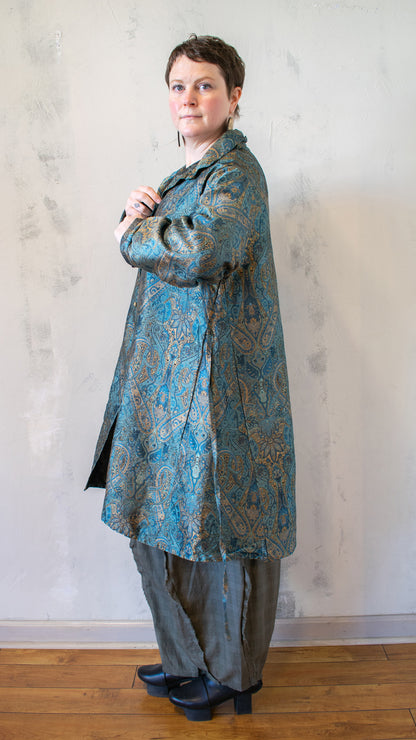 Long Weekender Shirt in Exquisite Silk