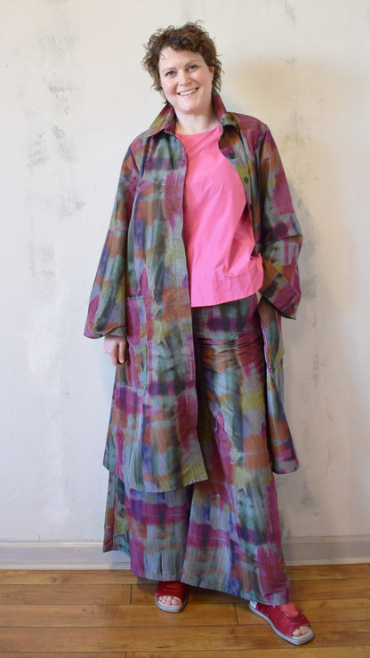 Taffeta Check Duster