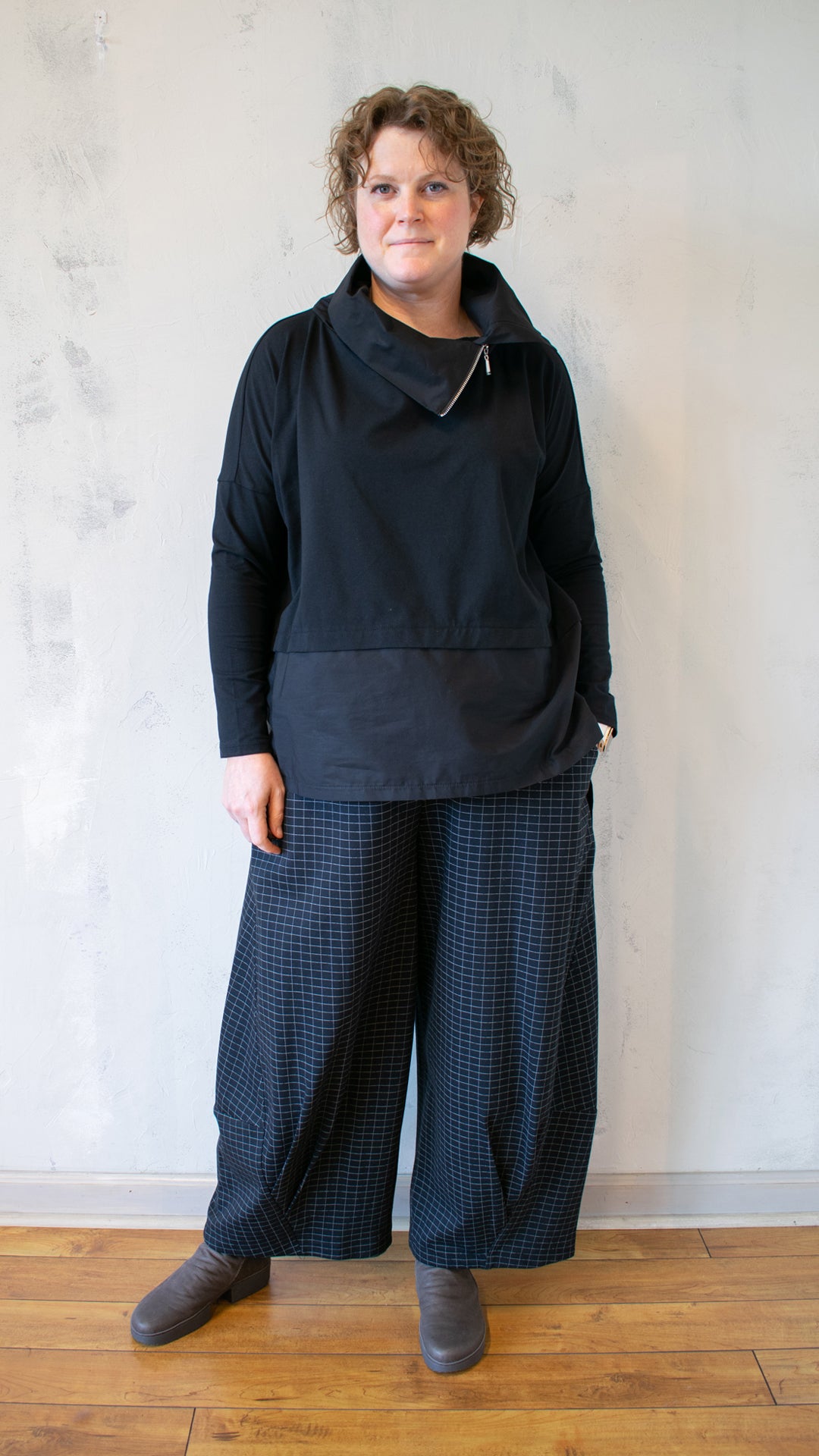 Zipper Collar Pullover (Multiple Colors)