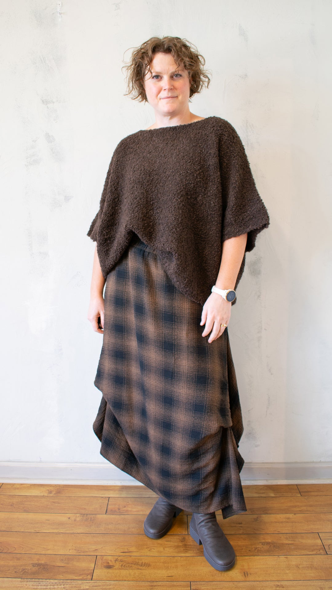 Brio Knit Sweater in Brown