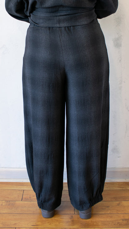 Anthracite Plaid Trouser