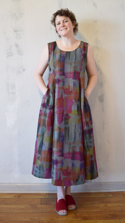 Taffeta Check Dress