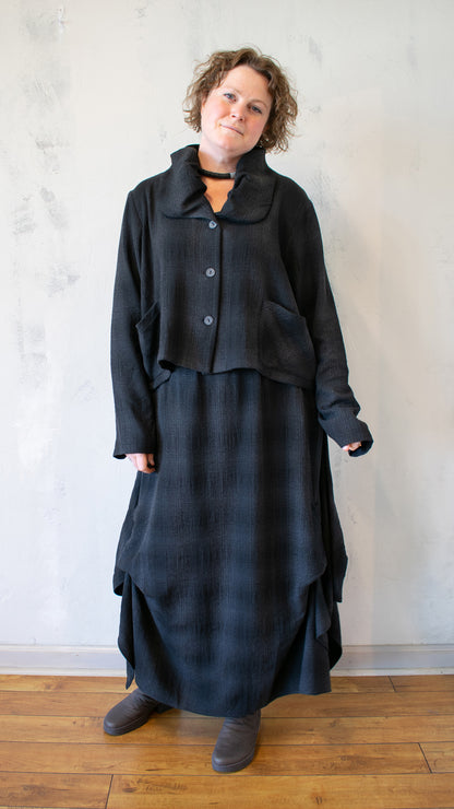 Anthracite Plaid Jacket