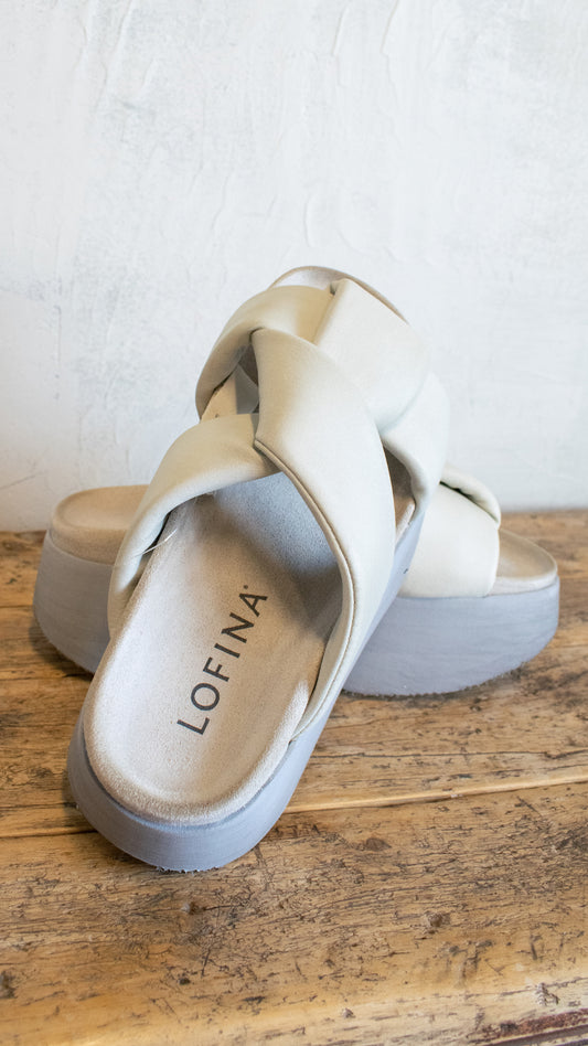 Latte Puff Weave Platform