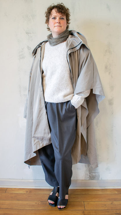 Poncho Plus Sleeve Raincoat