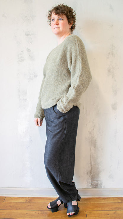 Plush Wool Boat Neck Sweater (Multiple Colors)