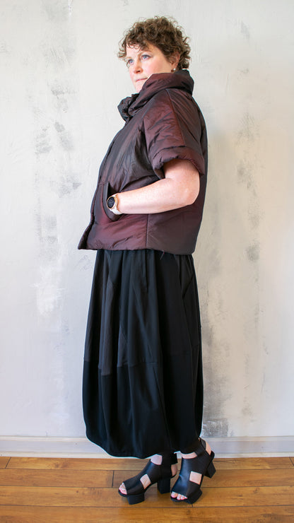 Taffeta Puffer Vest Jacket