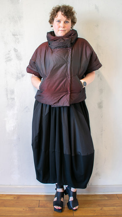 Taffeta Puffer Vest Jacket