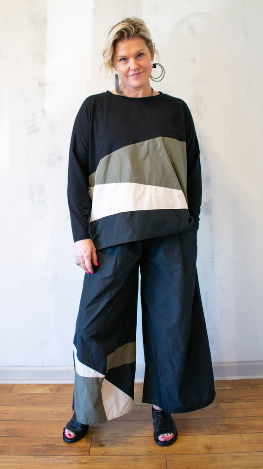 Taffeta Hem Top