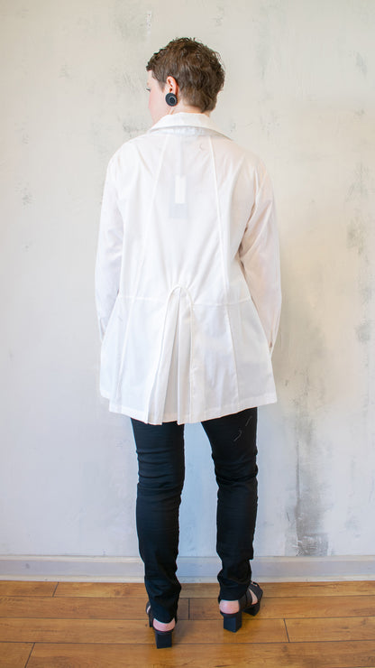 Panel White Button Up