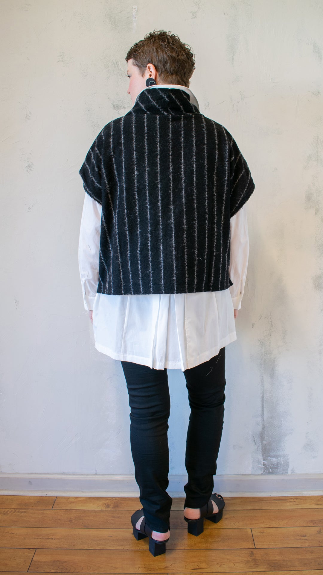 Stripe Wool Gilet