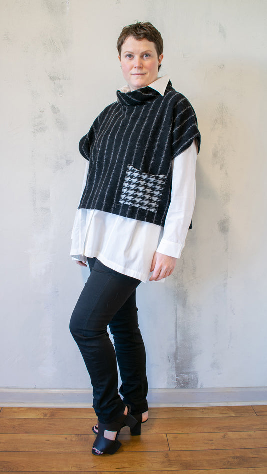 Stripe Wool Gilet