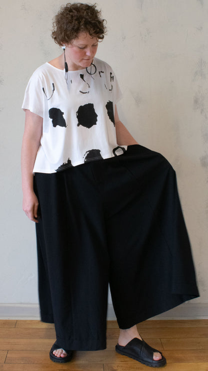 Wide Leg Illusion Pant