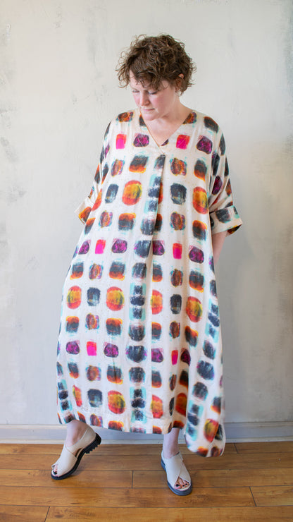 Painters Grid Dress