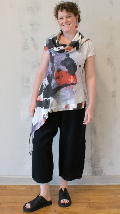 Art Splash Asymmetrical Top
