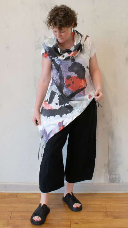 Art Splash Asymmetrical Top